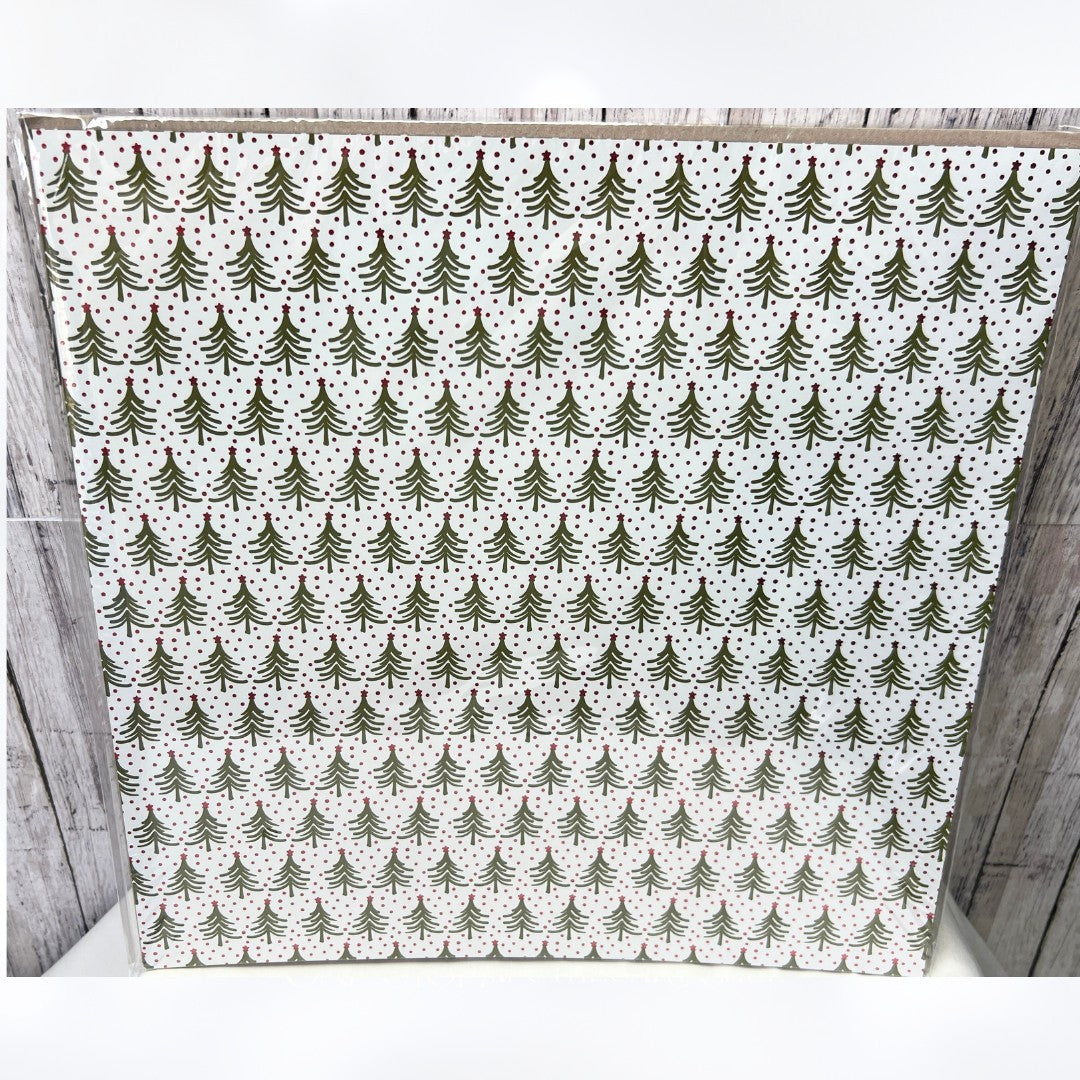 Stampin Up SHINING CHRISTMAS Specialty DSP 12x12 Cardstock Paper 12 Sheets