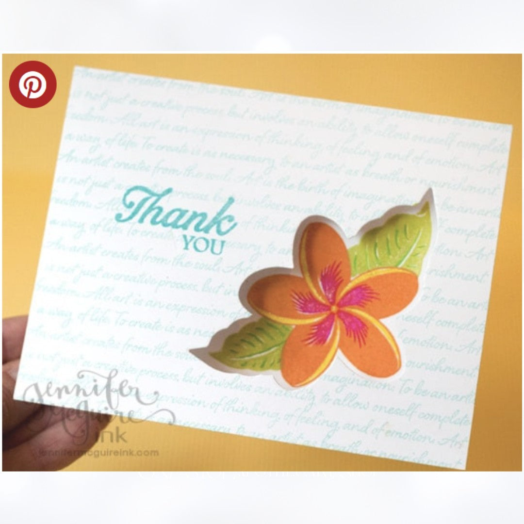 My Favorite Things TROPICAL SENSATIONS Hibiscus Flowers Rubber Stamps Dies Rare