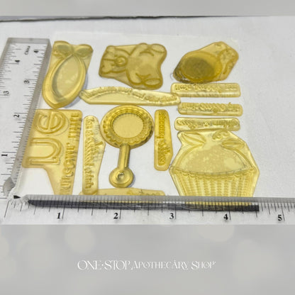 Papertrey Ink BABY BUTTON BITS Girl Boy Shower Rubber Stamps Dies