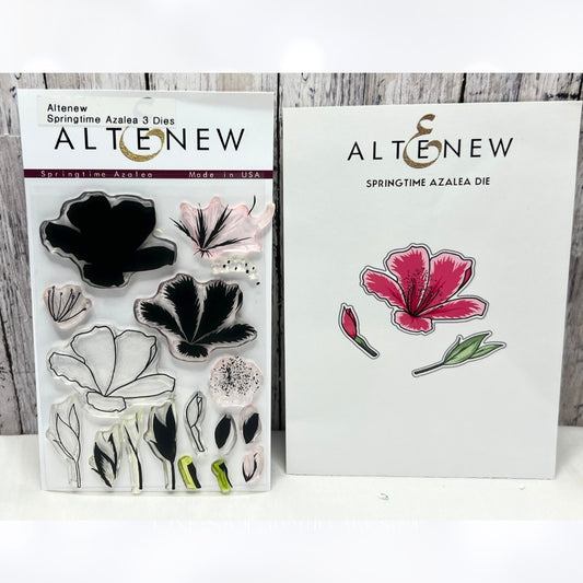 Altenew SPRINGTIME AZALEA Flowers Floral Rubber Stamps Dies