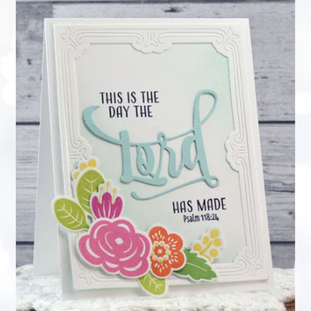 Papertrey Ink BLOOMIN CUTE Floral Flowers Rubber Stamps