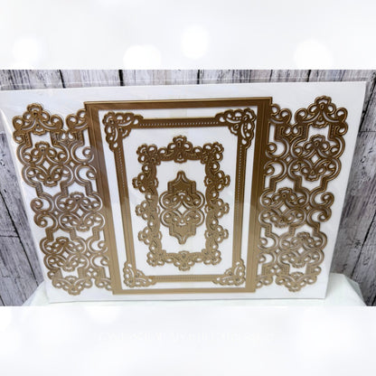 Anna Griffin GEO GATEFOLD JACKET Dies