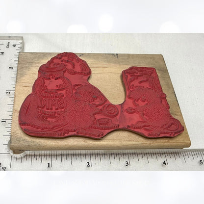 House Mouse CHEWABLE ASPIRIN Get Well Soon Mice Rubber Stamp