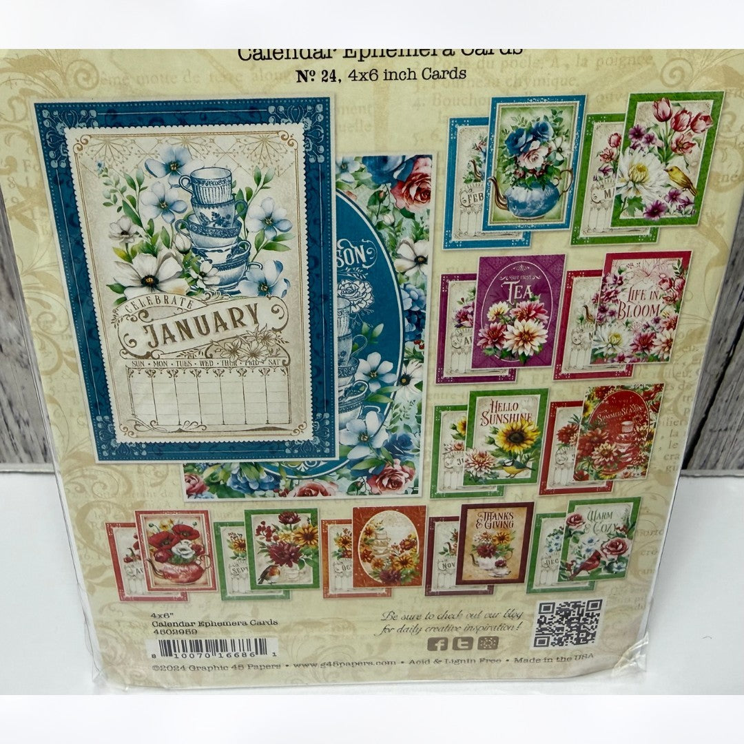 Graphic 45 SEASON TO CELEBRATE 12x12 8x8 Paper Stickers Die Cuts Kit