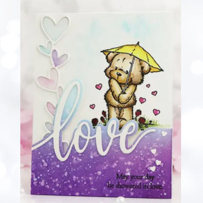 Penny Black LOVE & THANKS Border Edger Dies