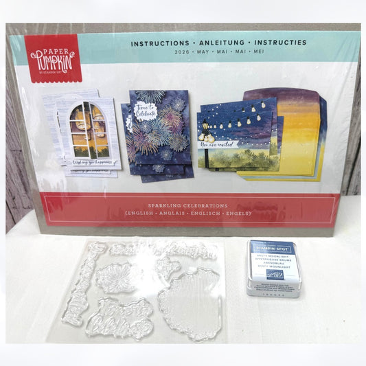 Stampin Up SPARKLING CELEBRATIONS 4th of July Paper Pumpkin Kit May 2026