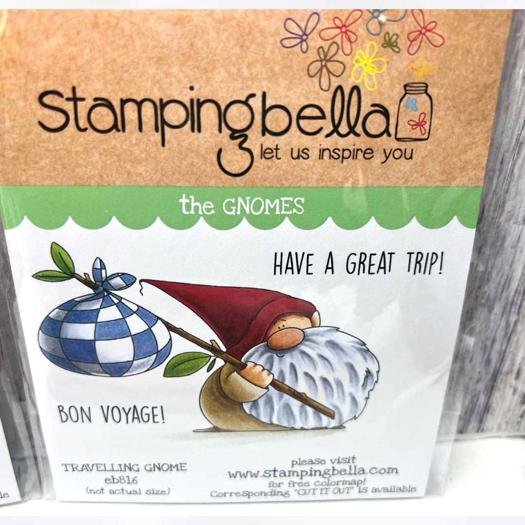 Stamping Bella GNOMES Rubber Stamps Lot of 3