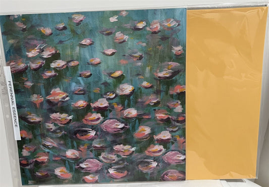 Stampin Up PERENNIAL ESSENCE Cardstock Paper Vellum DSP 12x12 Lot of 2