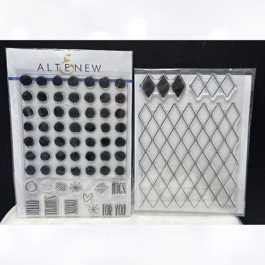 Altenew WATERCOLOR DOTS Pattern Play Background Rubber Stamps