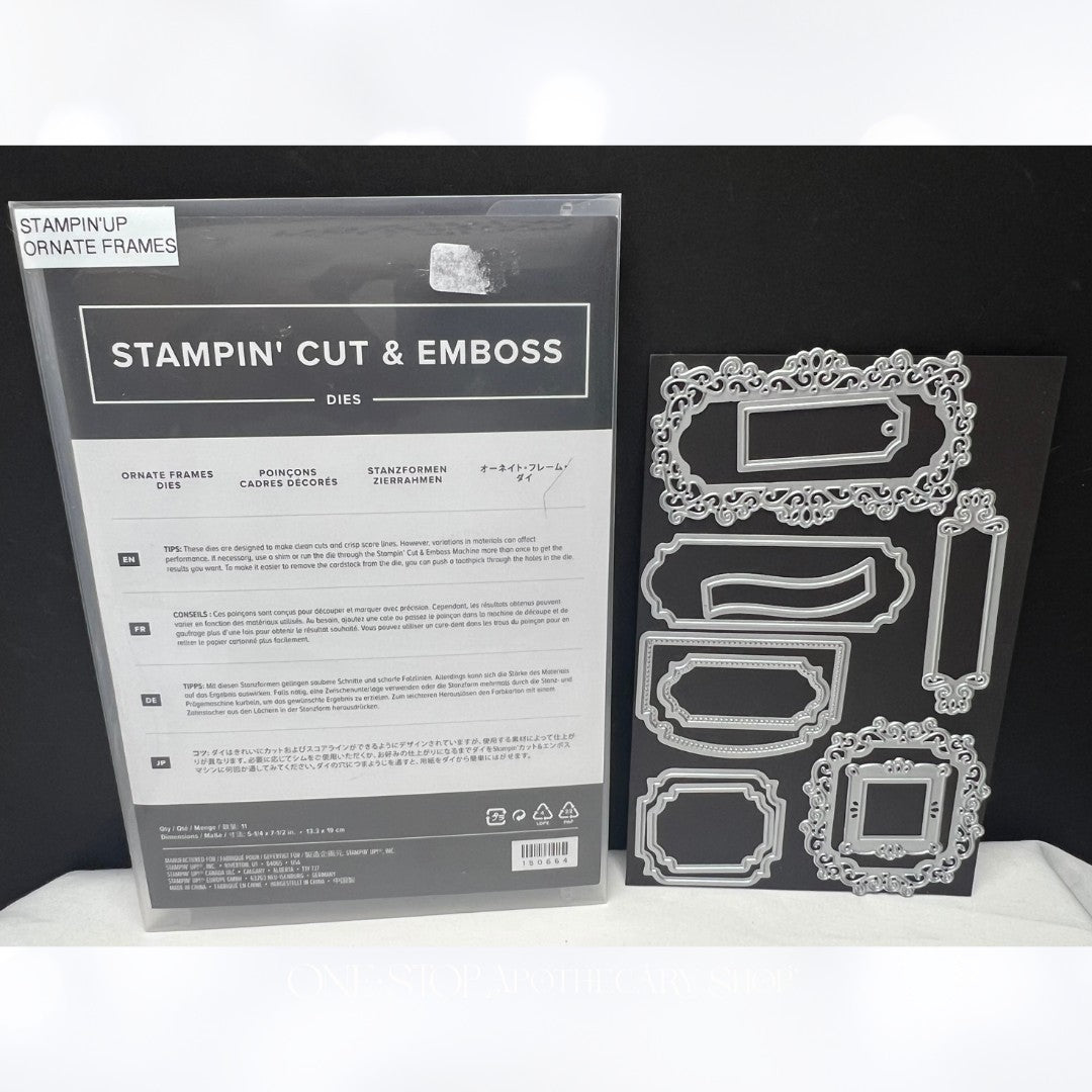 Stampin Up ORNATE FRAMES Framelits Dies