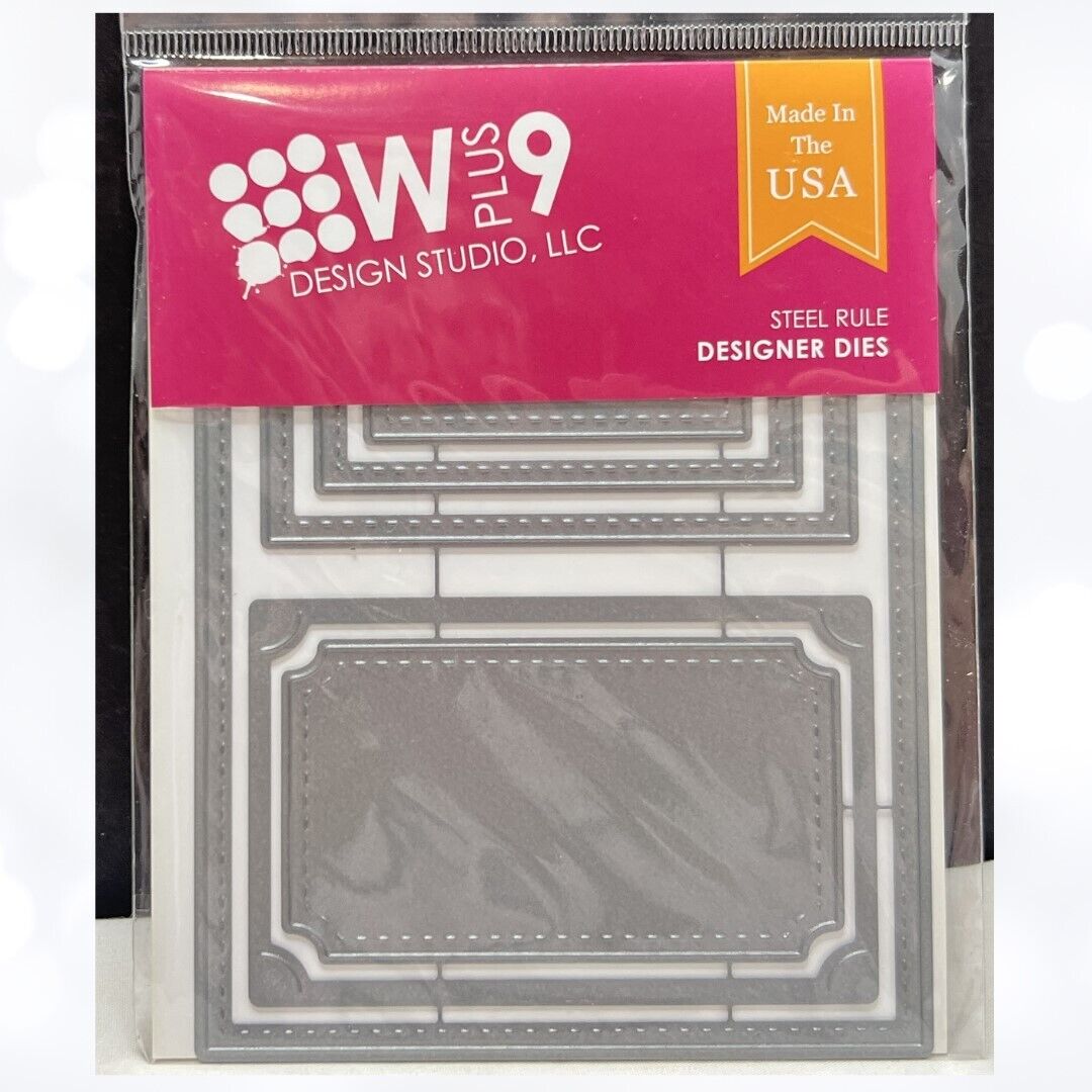 Wplus9 W Plus 9 GIFT CARD LAYERS Dies