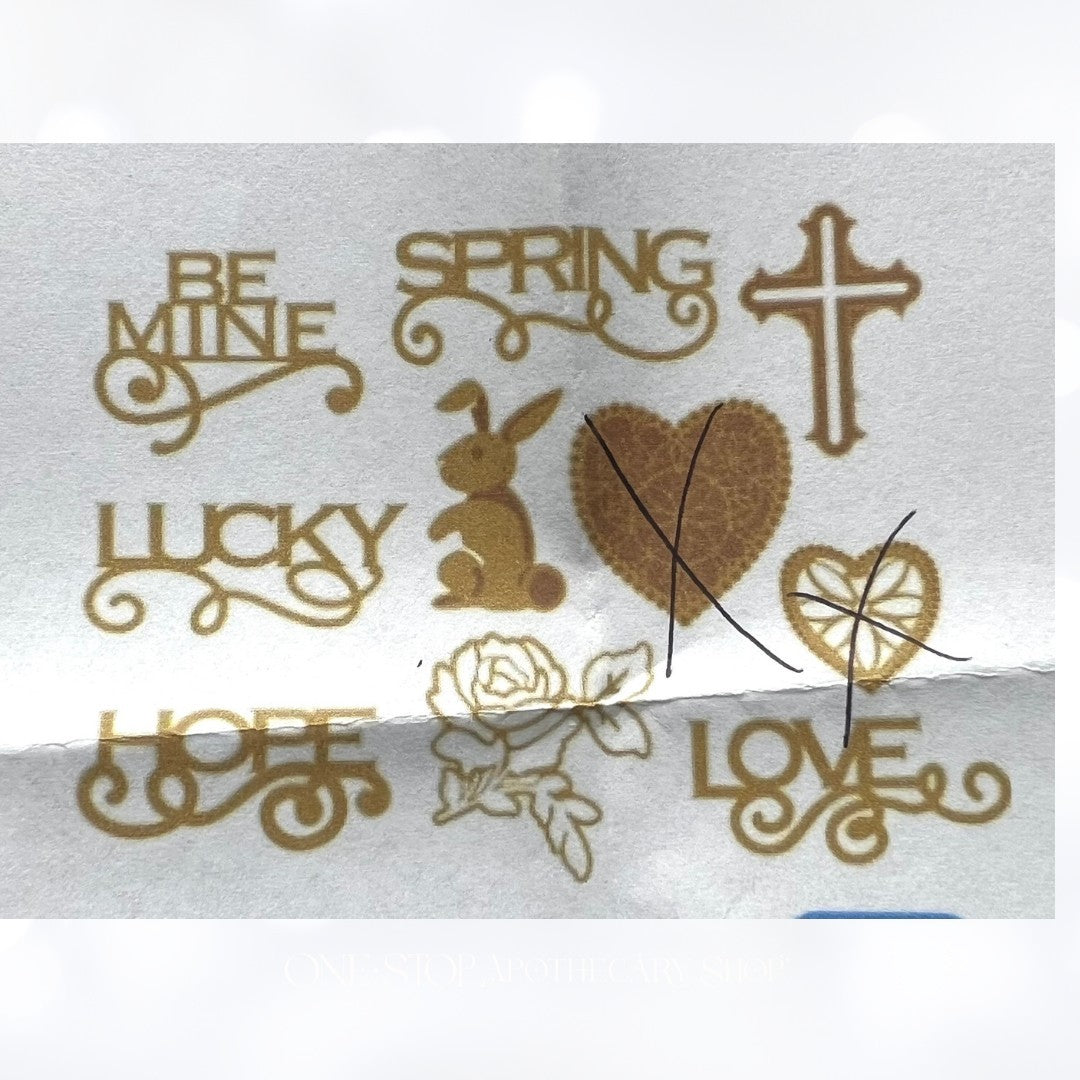 Anna Griffin BUNNY Greetings Cross Hope Spring Dies AS IS**