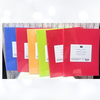 Stampin Up IN COLORS 8.5x11 Cardstock Paper Packs Lot of 6