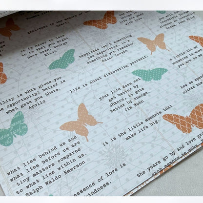 Amy Tangerine Teresa Collins 6X6 PAPER PACKS Scrapbook Cardstock Lot of 4