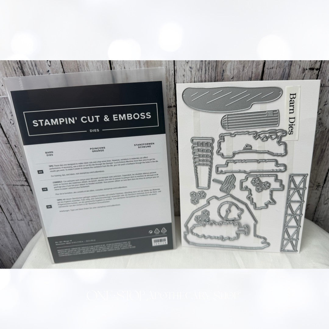 Stampin Up BARN Farm Dies