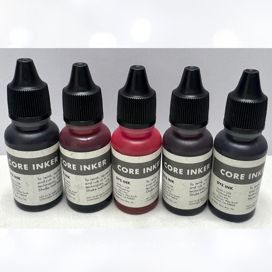 Hero Arts CORE INKERS Ink Pad Refills Reinkers Lot of 5