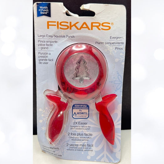 Fiskars EVERGREEN Christmas Tree Punches Paper Punch