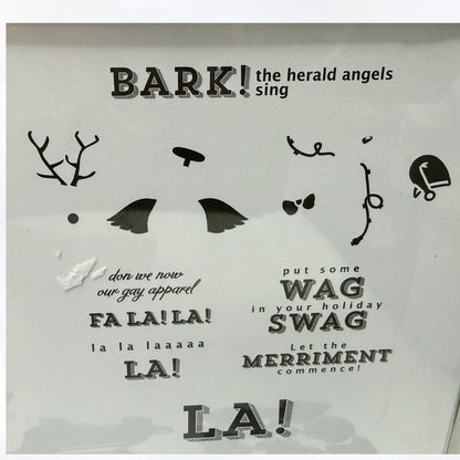 Papertrey Ink COME ALL YE FAITHFUL Additions Dogs Christmas Rubber Stamps Dies