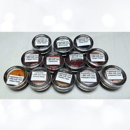 Luminarte TWINKLING H2Os Shimmering Watercolors Neutrals Reds Lot of 12