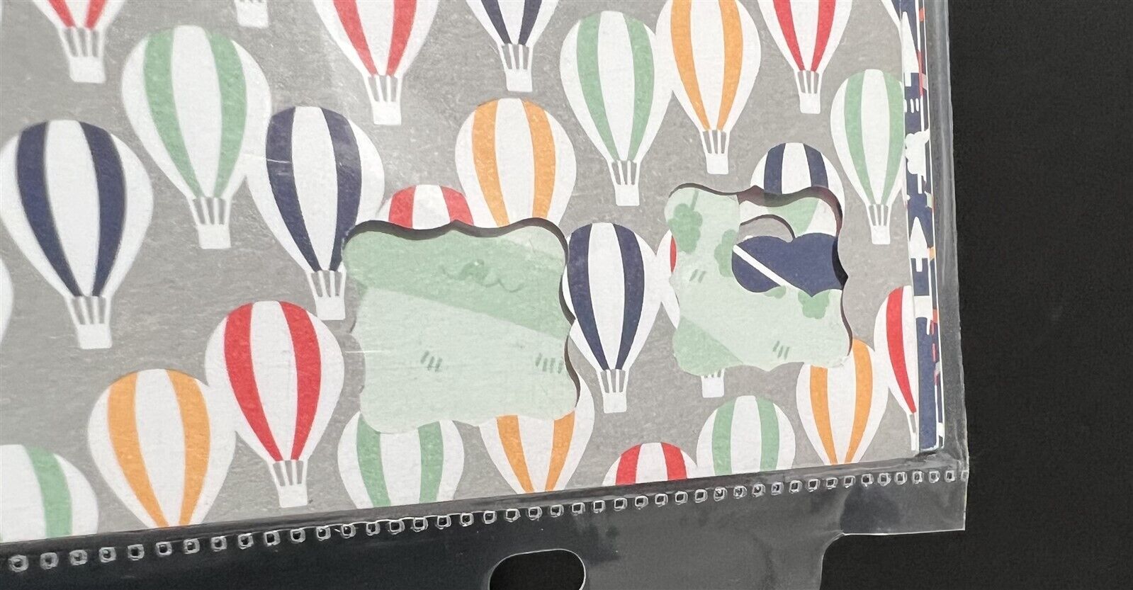 Stampin Up CARRIED AWAY Hot Air Balloon DSP Paper Cardstock 12x12 22 Sheets