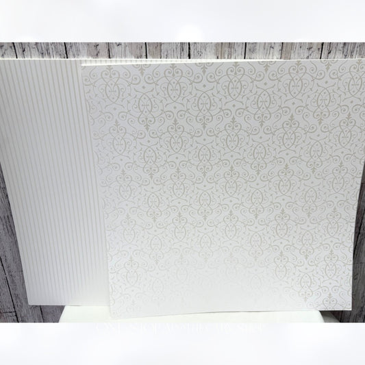 Stampin Up BRIDE SPECIALTY 12x12 Cardstock DSP Paper 29 Sheets