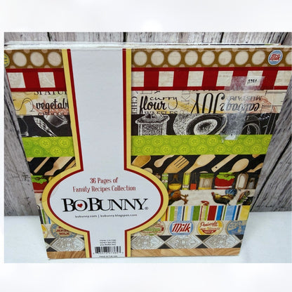 Bo Bunny PAPER PADS 6x6 Cardstock Packs Kitchen Fall Coffee Lot of 4