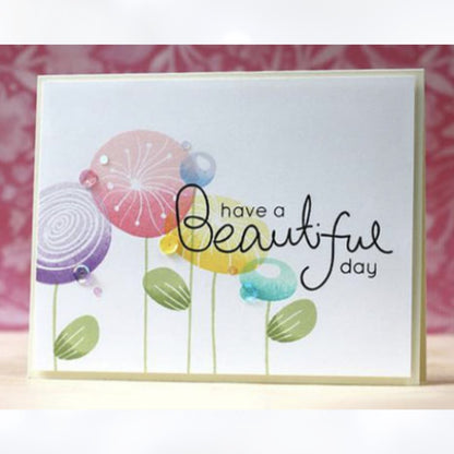 Altenew SIMPLE FLOWERS & Add-Ons Floral 6x8 Rubber Stmaps Dies