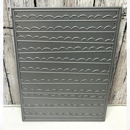 Papertrey Ink SCALLOPS Background Cover PLate Die