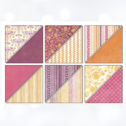 Stampin Up RAZZLEBERRY LEMONADE 12x12 Paper Cardstock DSP 23 Sheets