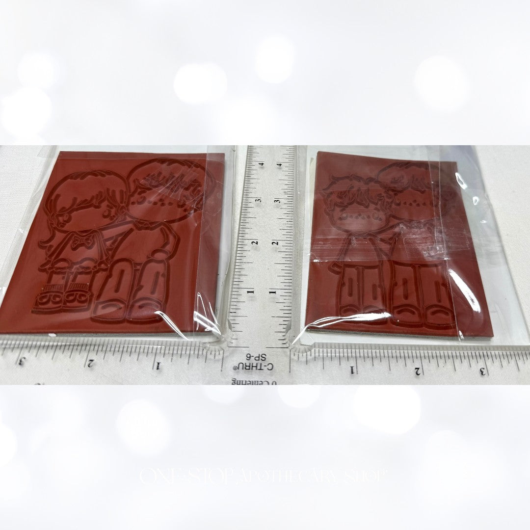 CC Designs BROTHER & SIBLINGS Sister Children Cling Rubber Stamps