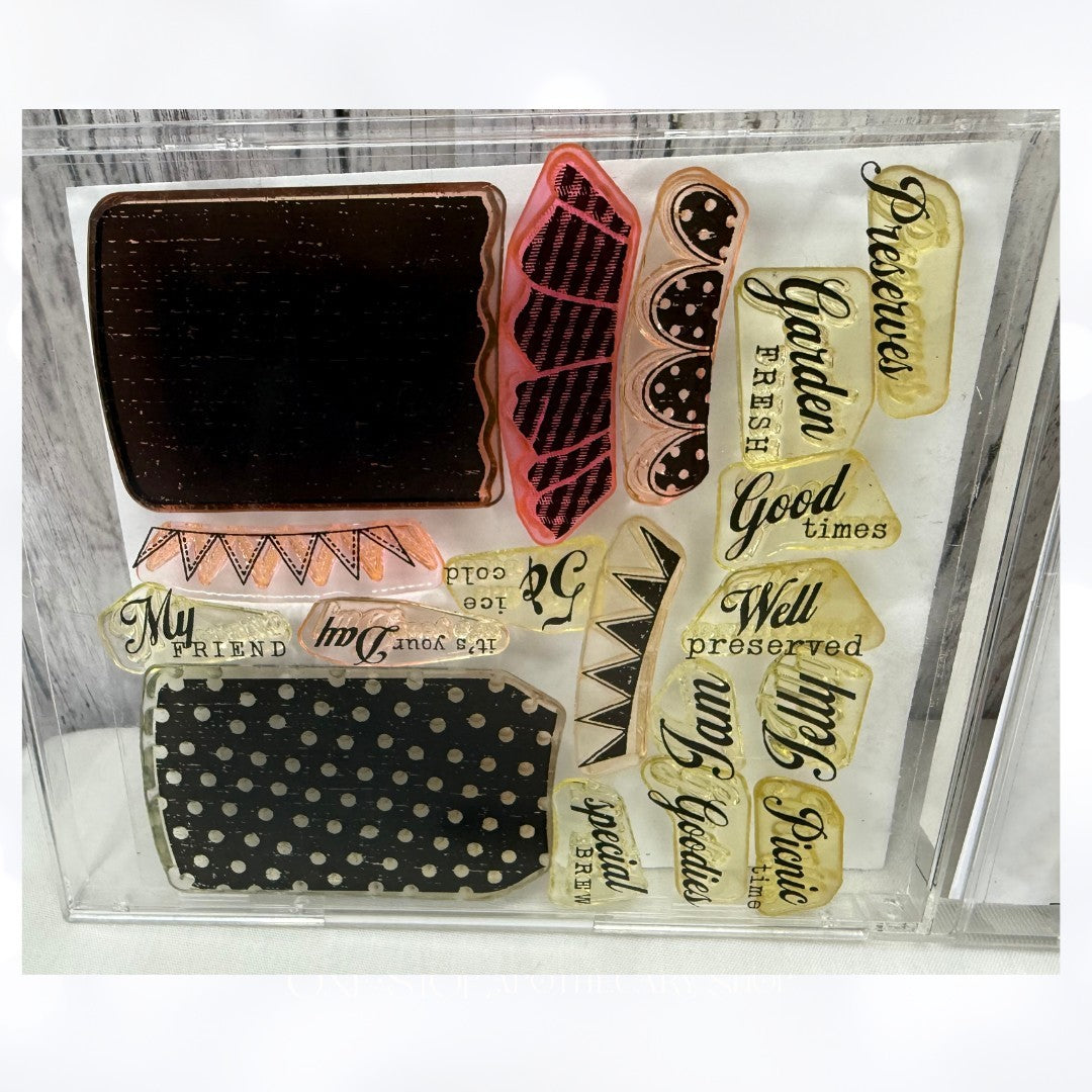 Papertrey Ink FRIENDSHIP JAR Mason Rubber Stamps Dies