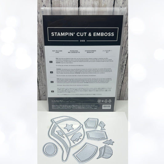 Stampin Up HAT BUILDER Fathers Day Baseball Cap Dies