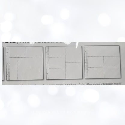 Colorbok MULTI-POCKET PAGE Protectors Scrapbook Album Refills Lot of 4