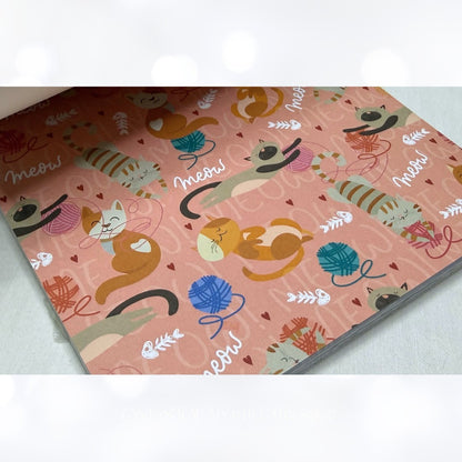 The Stamps of Life CATS Rubber Stamps Dies Stencil 6x6 Paper Kit