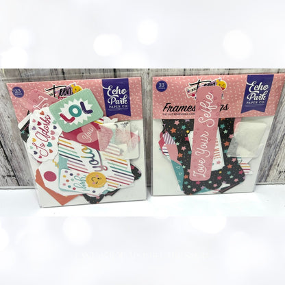 Echo Park TEEN SPIRIT Girl 12x12 Scrapbook Paper Cardstock Ephemera Kits