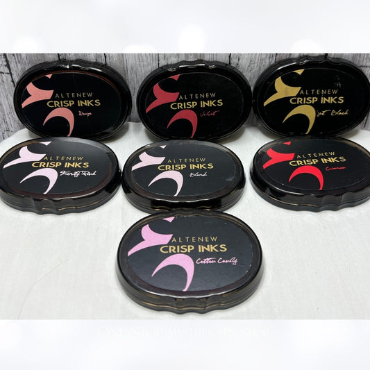 Altenew CRISP INKS Dye Ink Stamp Pads Full Size Lot of 7
