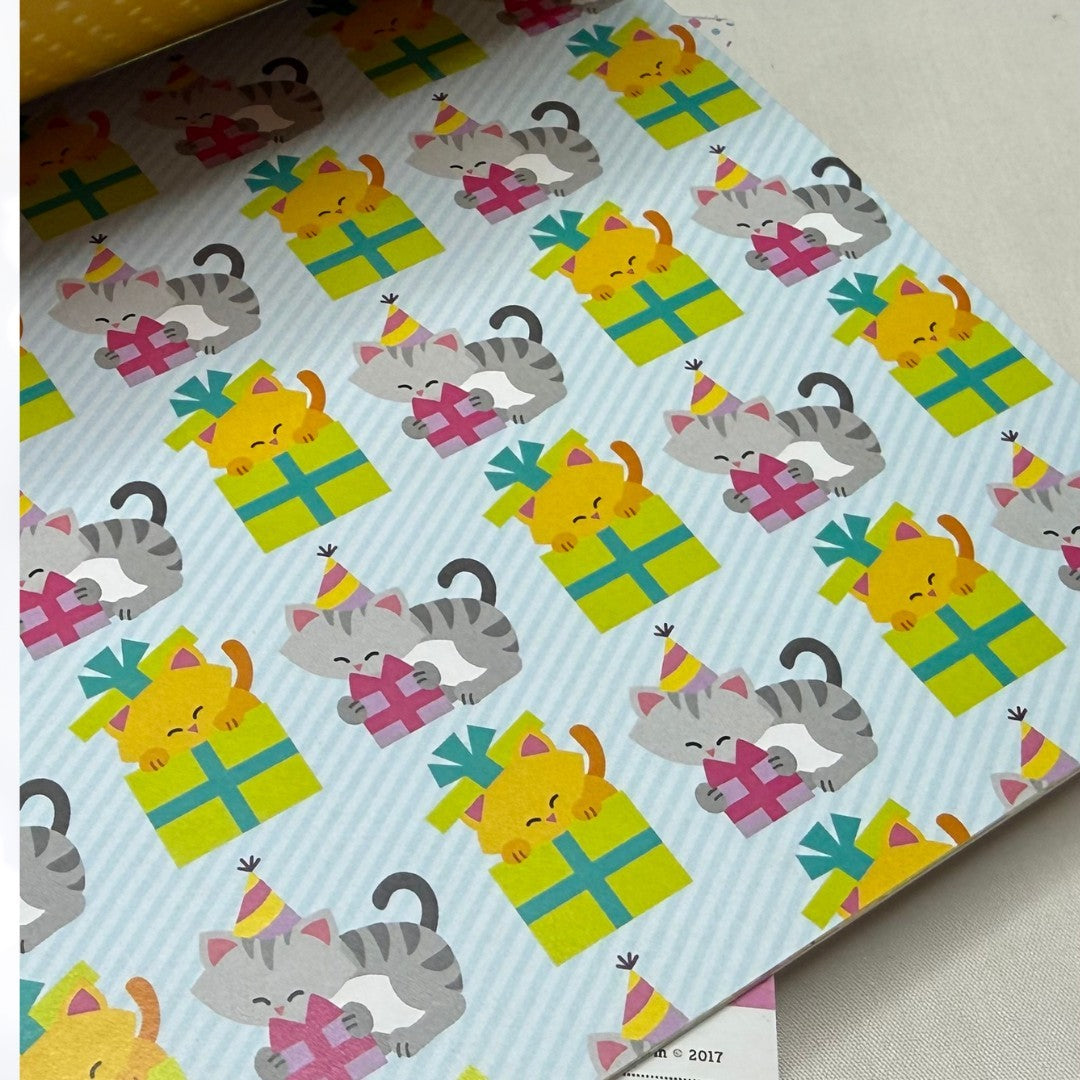 Newtons Nook DOG CAT Birthday 6x6 Paper Cardstock Packs Lot of 4