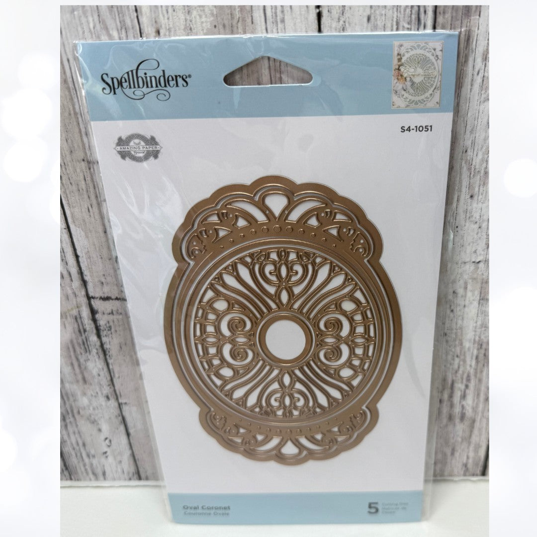 Spellbinders OVAL CORONET Dies