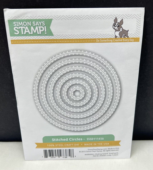 Simon Says Stamp STITCHED CIRCLES Stitch Dies