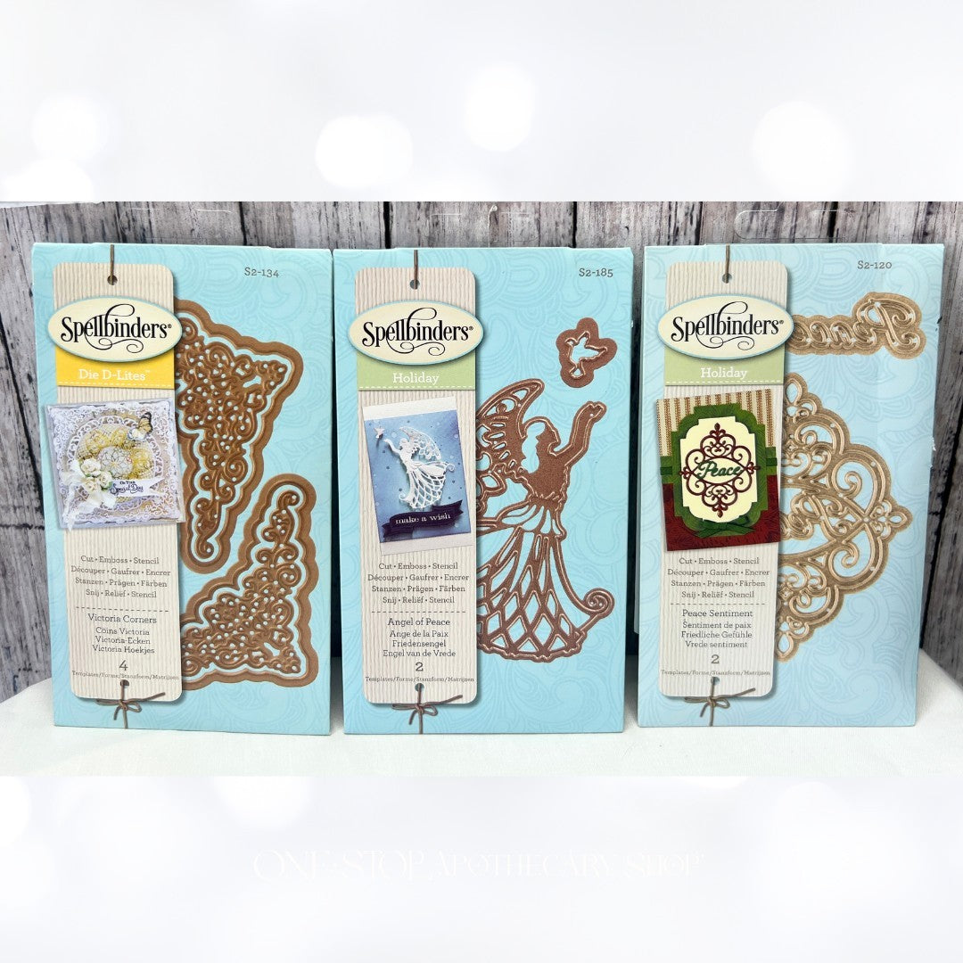 Spellbinders ANGEL OF PEACE Christmas Corners Holiday Dies