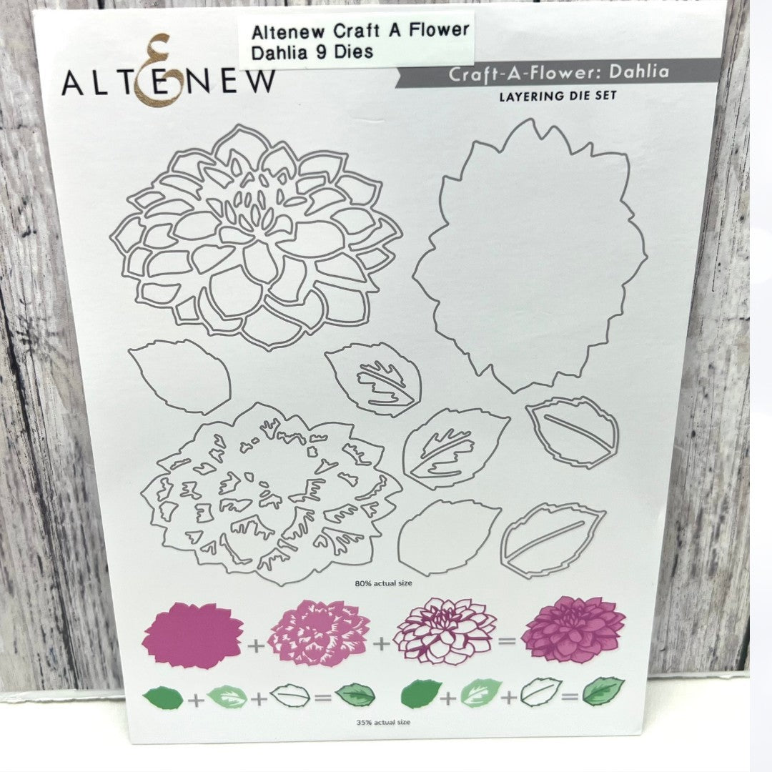 Altenew DAHLIA Craft a Flower Floral Dies