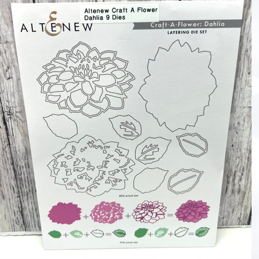 Altenew DAHLIA Craft a Flower Floral Dies