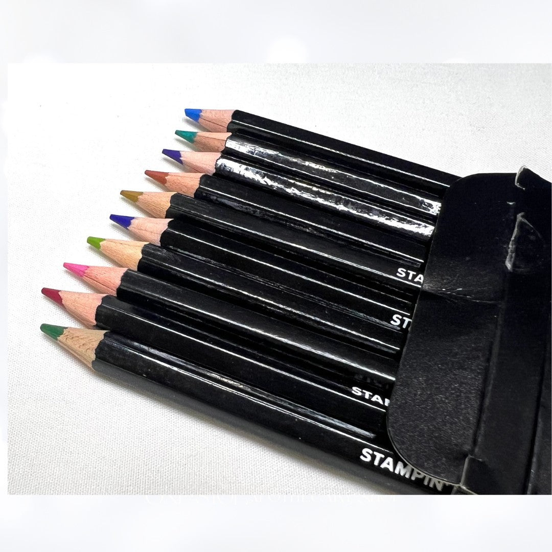 Stampin Up WATERCOLOR PENCILS Color Colored Lot of 2