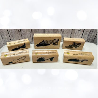 Inkadinkado DAWN HOUSER Fashion Vintage Shoes Lot of 6