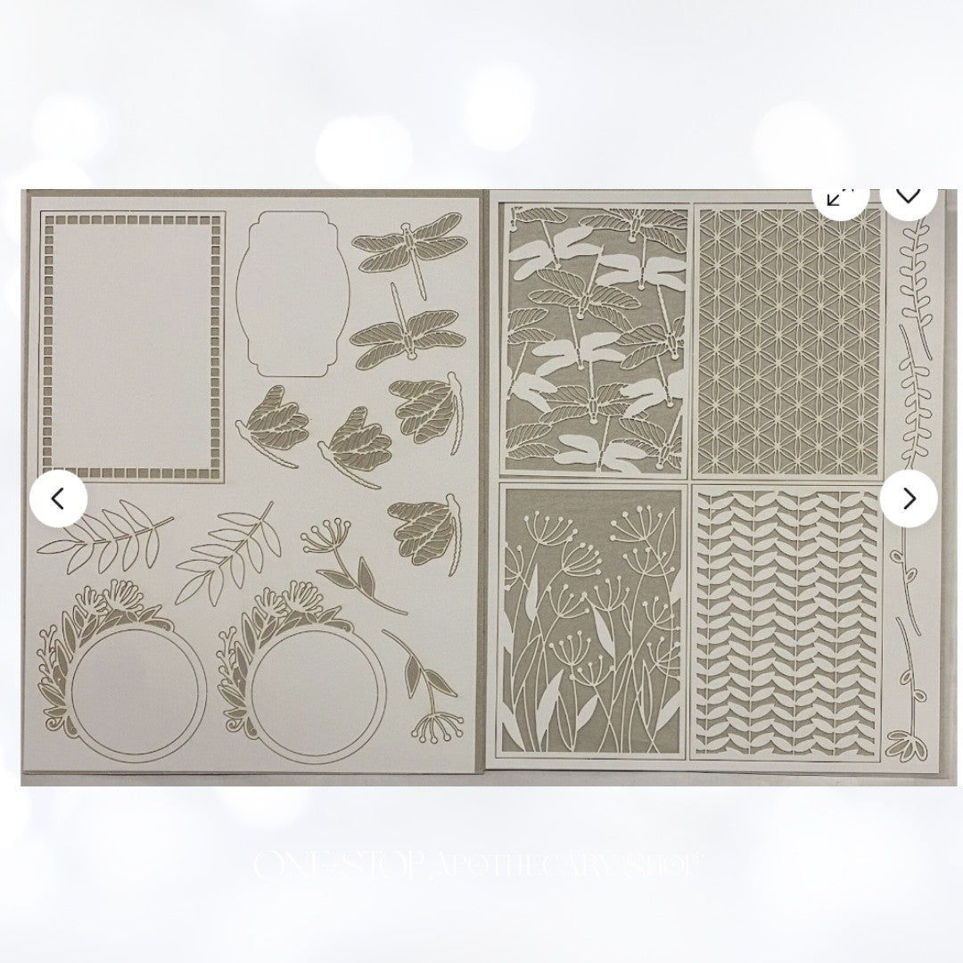 Stampin Up FOREVER GOLD Dandy Lasercuts Foil Die Cuts 
