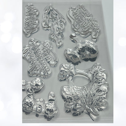 Stampin Up SOFTLY SOPHISTICATED Floral Rubber Stamps