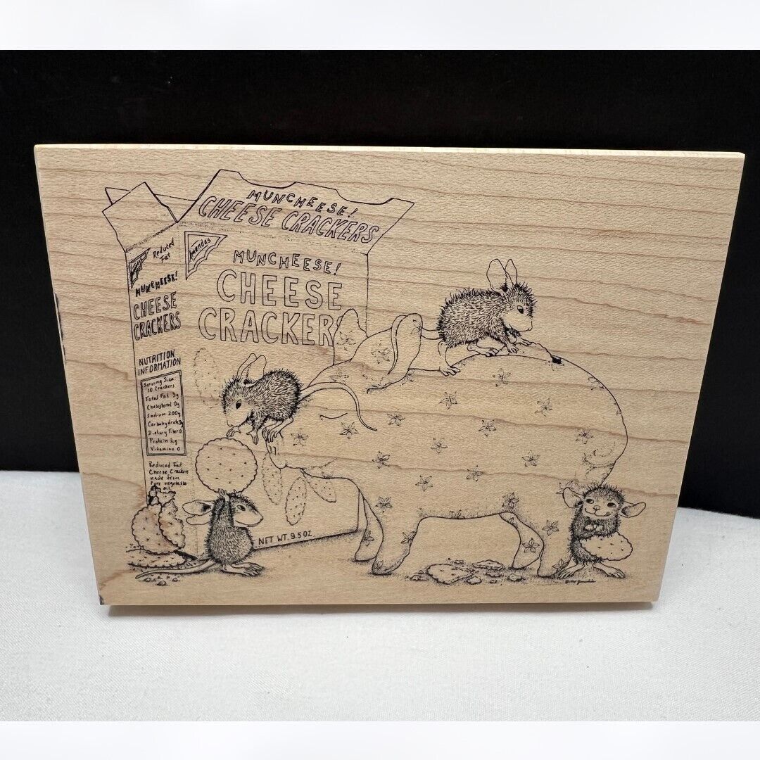 House Mouse MICEY NICE PIGGY BANK Pigs Mice Rubber Stamp