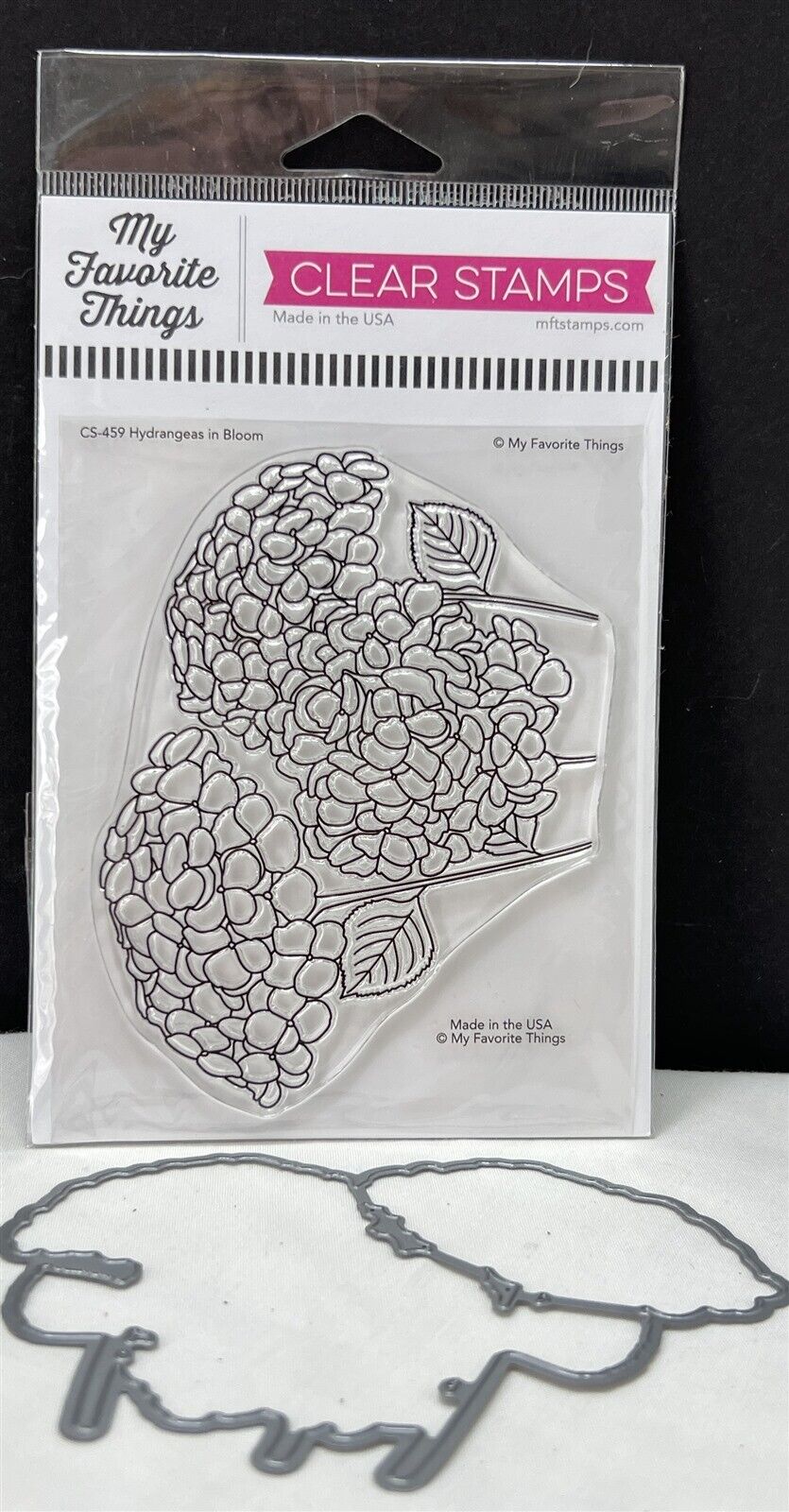 My Favorite Things HYDRANGEAS IN BLOOMS Flowers Floral Rubber Stamps Dies