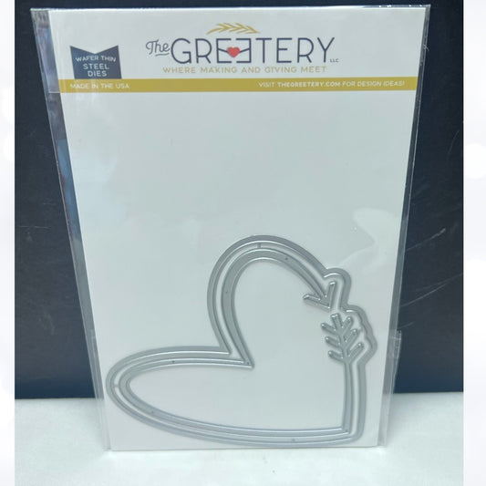 The Greetery HEART ARROW Valentines Day Die