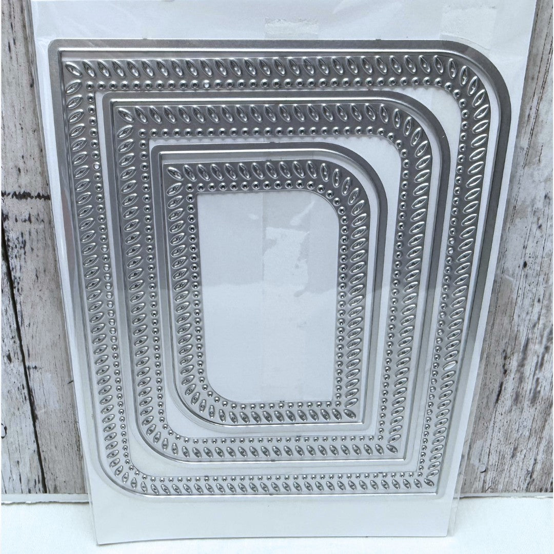 Pinkfresh Studio ROUNDED & BRAIDED RECTANGLES Frames Dies